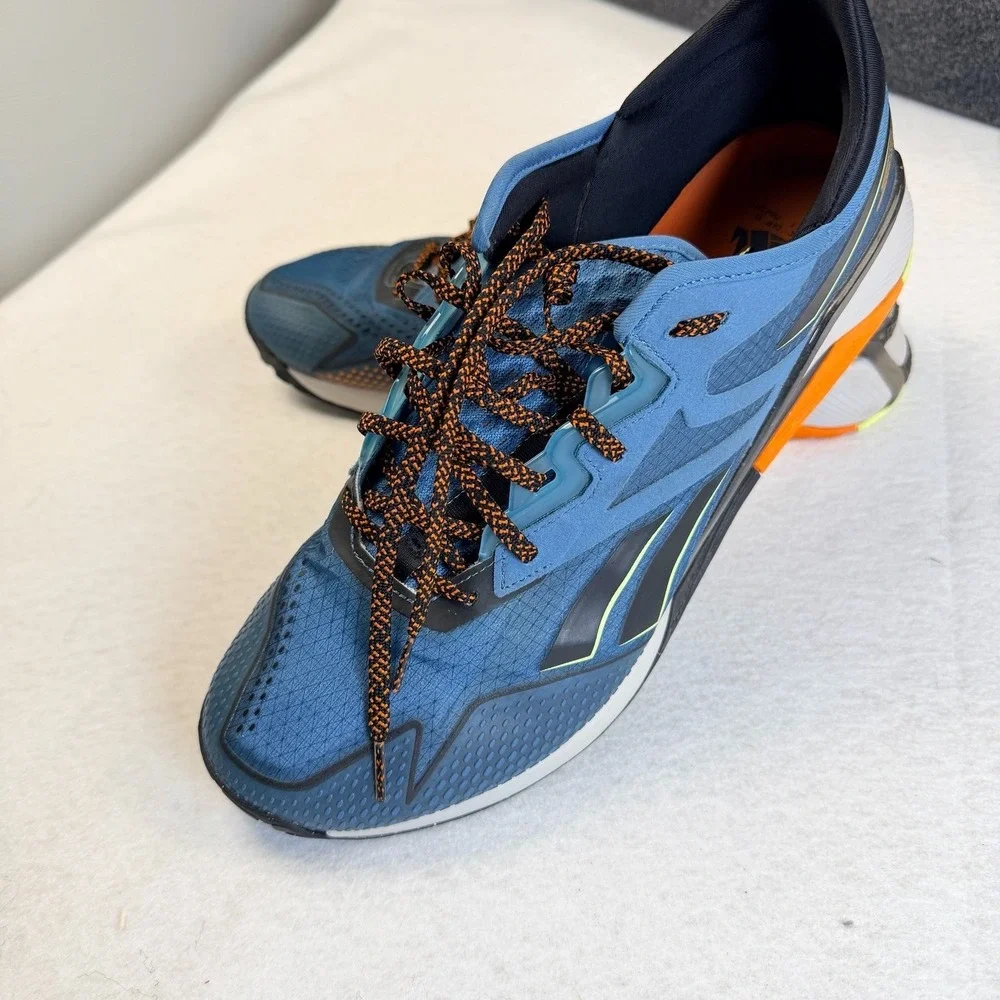 Reebok Nano X2 TR Adventure Men's Size 14 Blue Orange Training Shoes HP9226